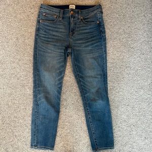 J.Crew denim toothpick jeans size 28P